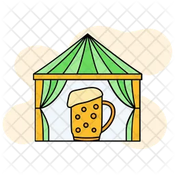 Festival tent lighting  Icon