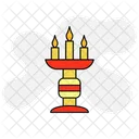 Festlichter Kerze Stander Symbol