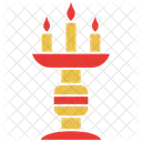 Festlichter Kerze Stander Symbol