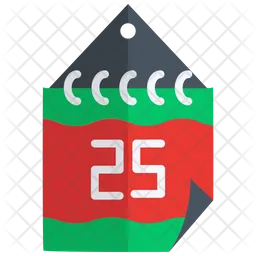 Festive Christmas Calendar Countdown  Icon