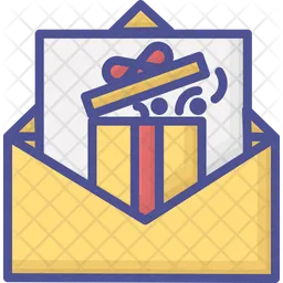 Festive Christmas Card  Icon