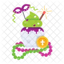 Festive Cupcake Carnival Cupcake Carnival Food Symbol