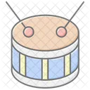 Traditional Drum Lineal Color Icon Icon