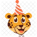 Leopard Party Hat Icon