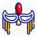 Festive Mask New Years Eve New Year Icon