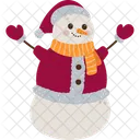 Festive Snowman  Icon
