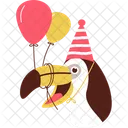 Toucan Bird Party Icon