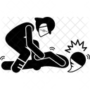 Festnahme Gefangennahme Kontrolle Symbol