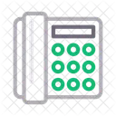 Festnetz Telefon Empfanger Symbol