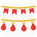 Festoon Decoration Garland Icon