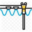 Festoon System Power Line Wire Icon