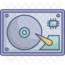 Computerhardware Datenbank Festplatte Symbol