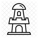 Festung Burg Schloss Symbol