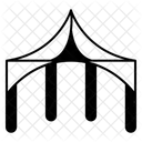 Festzelt Karnevalszelt Jahrmarkt Symbol