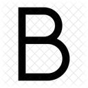 Fettgedruckter Text  Symbol