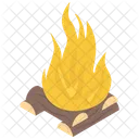 Feu de camp  Icône
