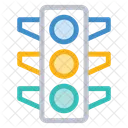 Trafic Signal Led Icône