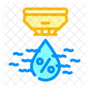 Feuchtigkeits-Wassersensor  Symbol