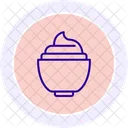 Feuchtigkeitsspendendes Farbkreissymbol Icon