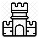 Feudaler Turm  Symbol