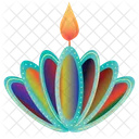 Feuer Blumenlampe Lampe Icon