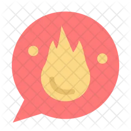 Feuer-Chat  Symbol