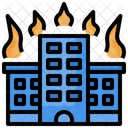 Feuer Gebäude  Symbol