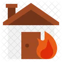 Feuer Haus Heim Symbol