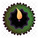 Feuer Rangoli  Symbol