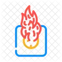 Feuer Steckdose  Symbol