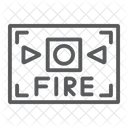 Feuer Alarm Sicherheit Symbol