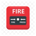 Feueralarmknopf Alarm Silan Symbol