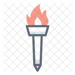 Feuer Fackel  Symbol