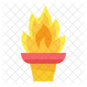 Feuer Fackel  Symbol