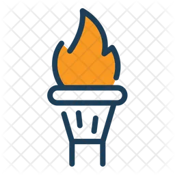 Feuer Fackel  Symbol