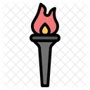 Feuer Fackel  Symbol