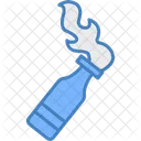 Feuerflasche Bombe Gas Symbol