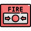 Feuer Knopf Notfall Symbol