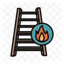 Feuerleiter Rettung Leiter Symbol