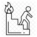 Feuerleiter Symbol