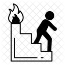 Notausgang Notfall Feuer Symbol