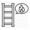 Feuerleiter  Symbol
