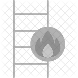 Feuerleiter  Symbol