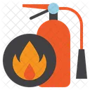 Feuerloscher Feuer Notfall Symbol