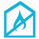 Feuer Resistent Abbrechen Symbol