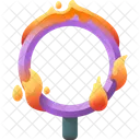 Feuerring Party Unterhaltung Icon