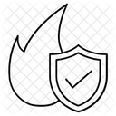 Feuer Sicherheit Schutz Symbol