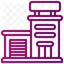 Feuerwache Bahnhof Gebaude Symbol