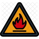 Feuerwarnung  Symbol