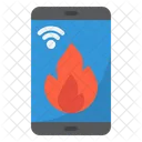 Feuerwarnung  Symbol